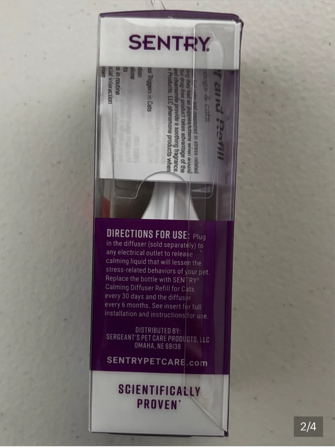 Sentry Calming Diffuser Refill for Cats - photo 2