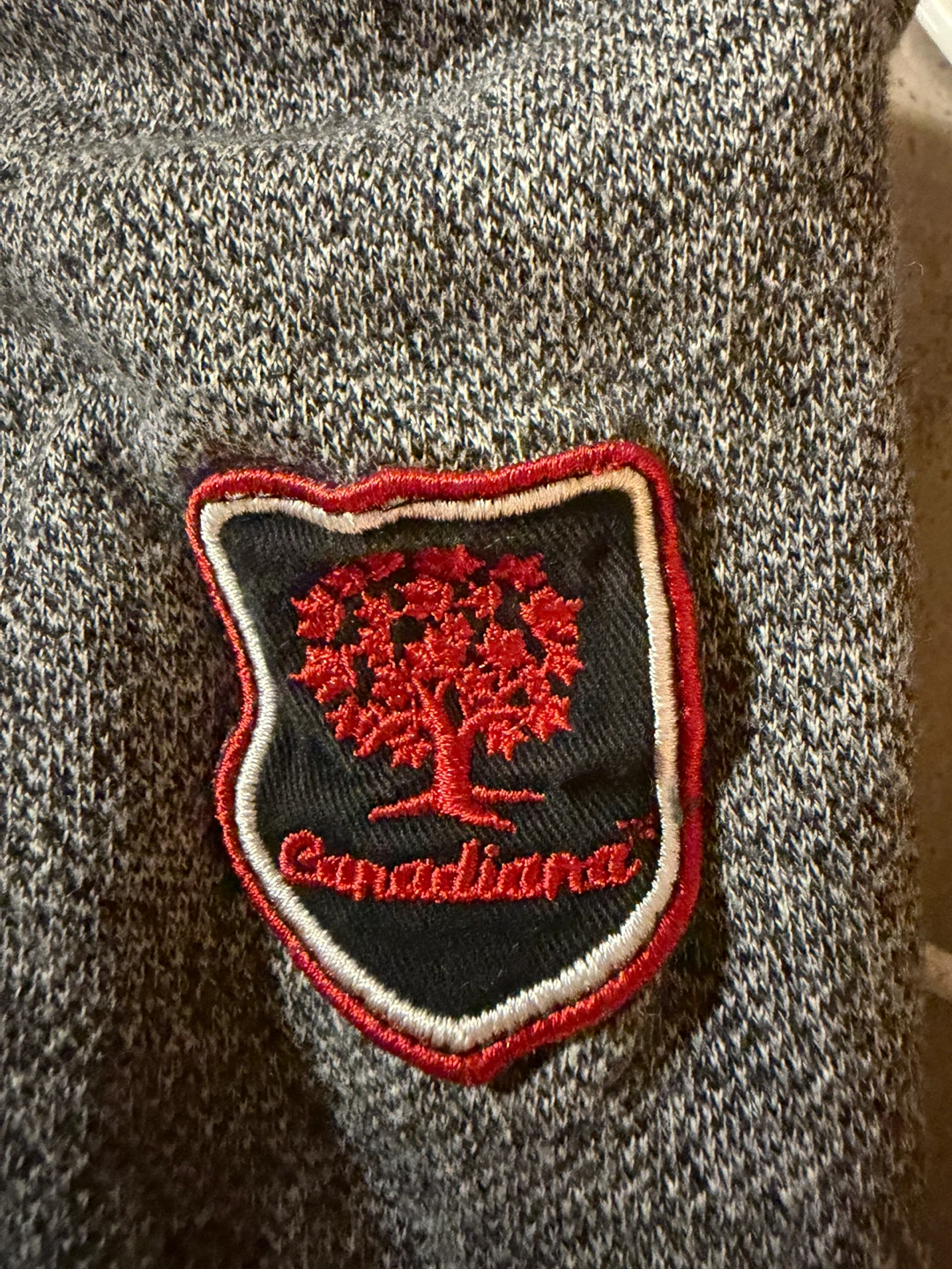 Canadiana Grey Zip-Up Hoodie - photo 2