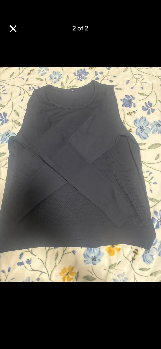 Lululemon Navy Long Sleeve Top - photo 2