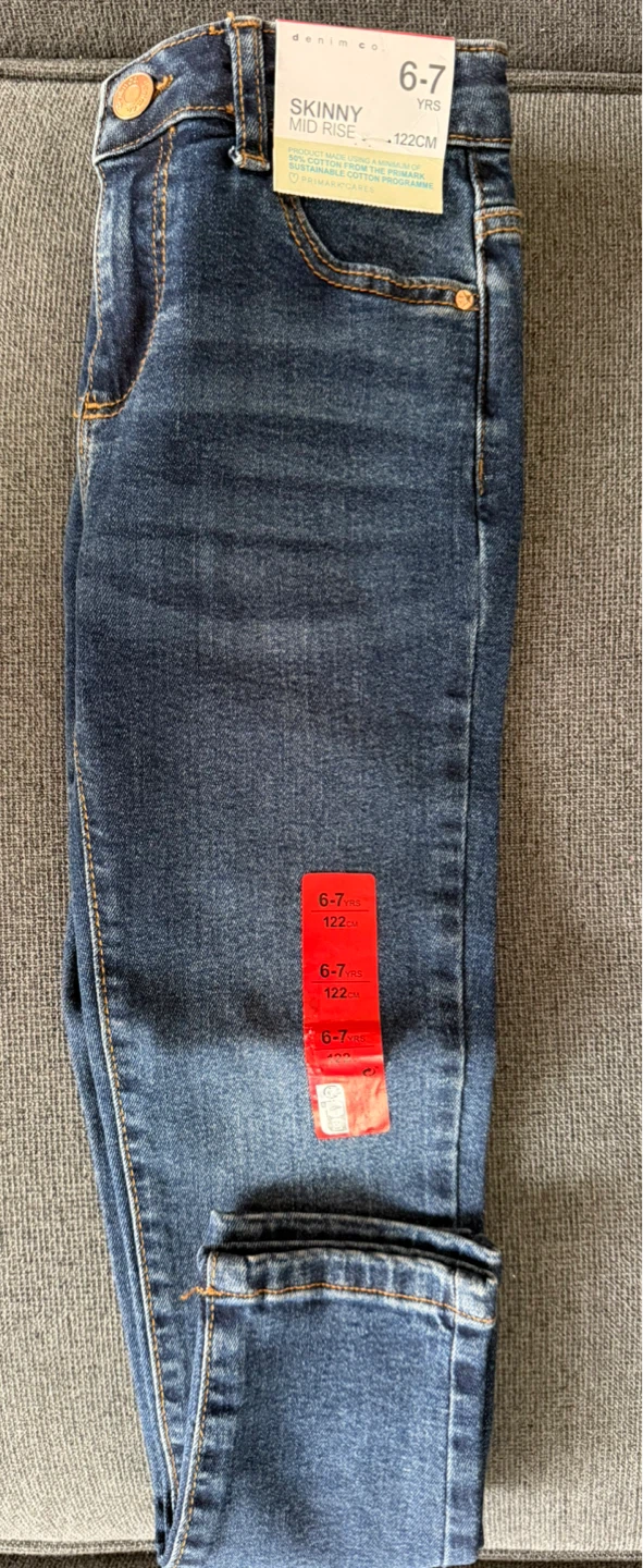 For Immediate Pick Up - Skinny Mid Rise Blue Denim Jeans (New)