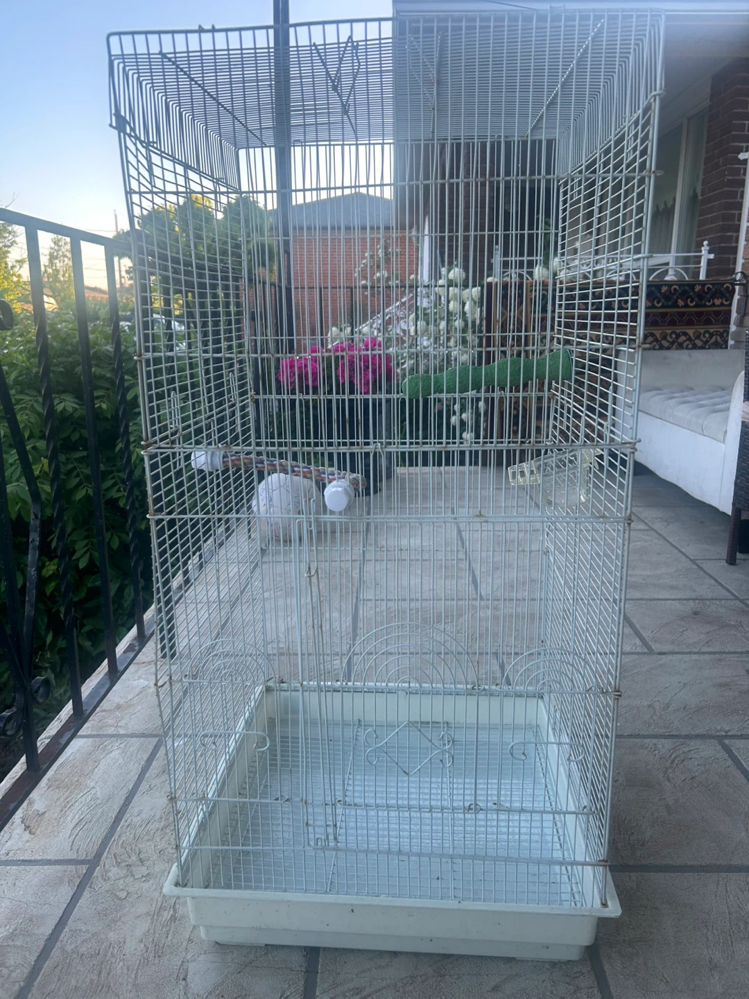 Large wire bird cage - photo 2