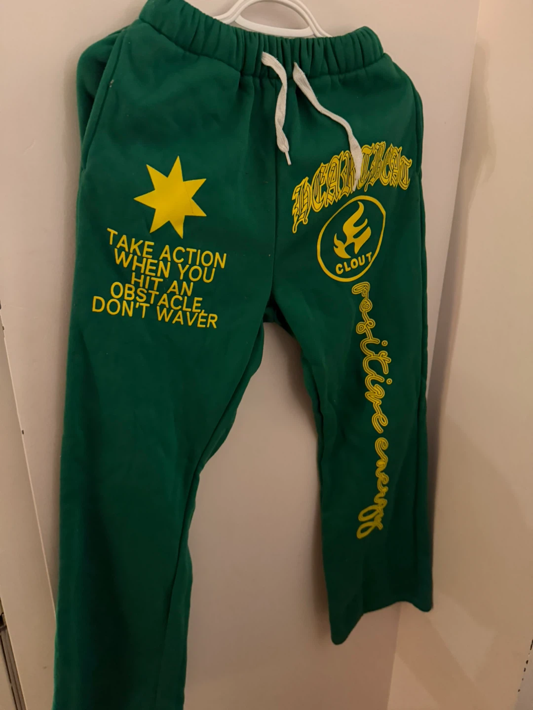 Green Clout Sweatpants