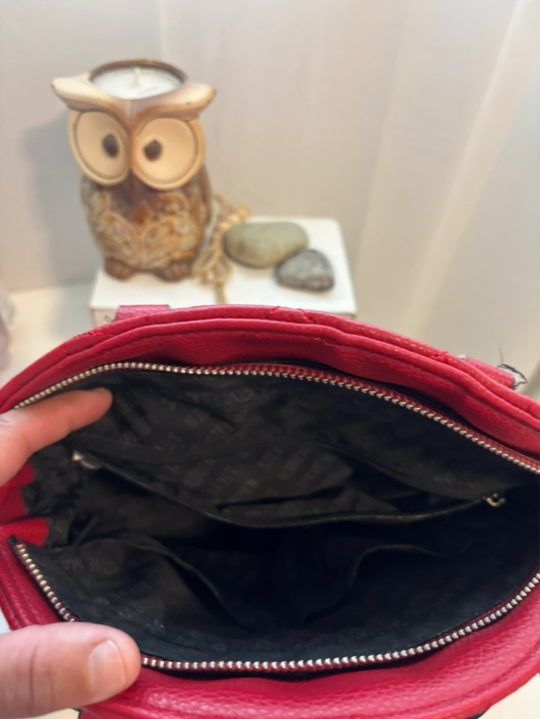 Steve Madden Red Quilted Satchel Handbag - photo 2