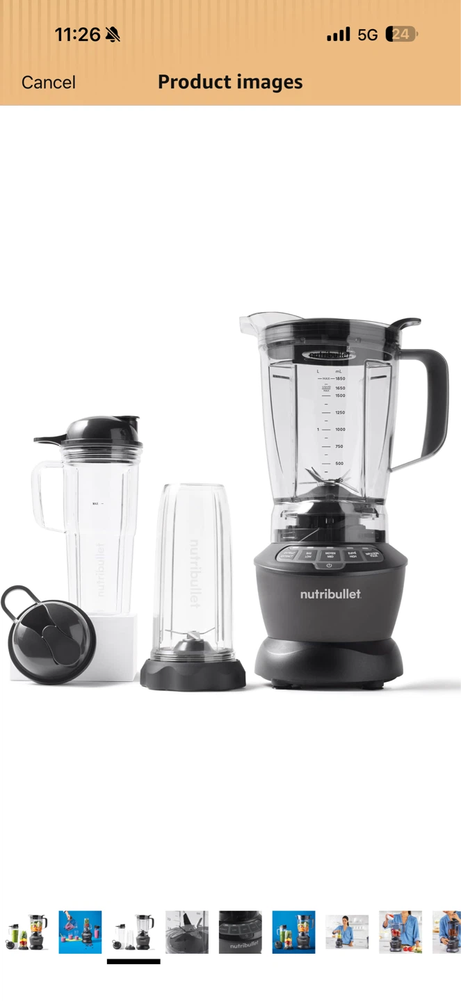 NutriBullet Blender Combo - Dark Gray - photo 5