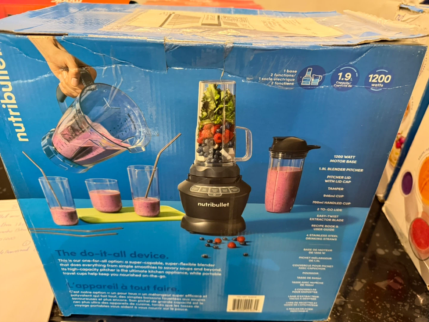 NutriBullet Blender Combo - Dark Gray - photo 2