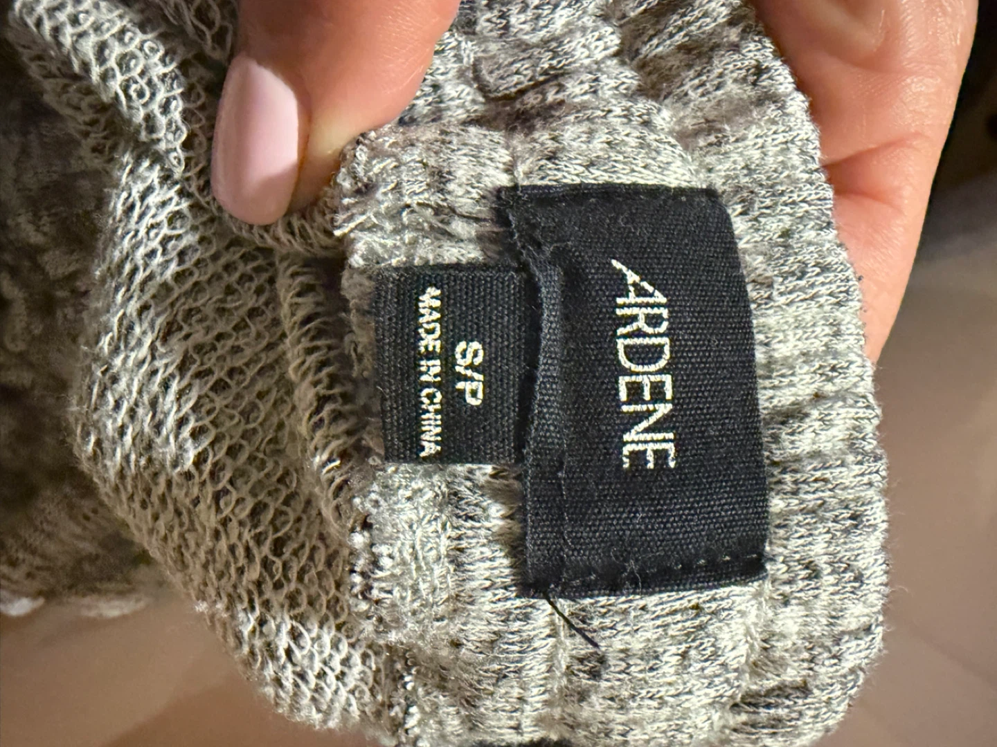Ardene Grey Marled Jogger Pants - S/P