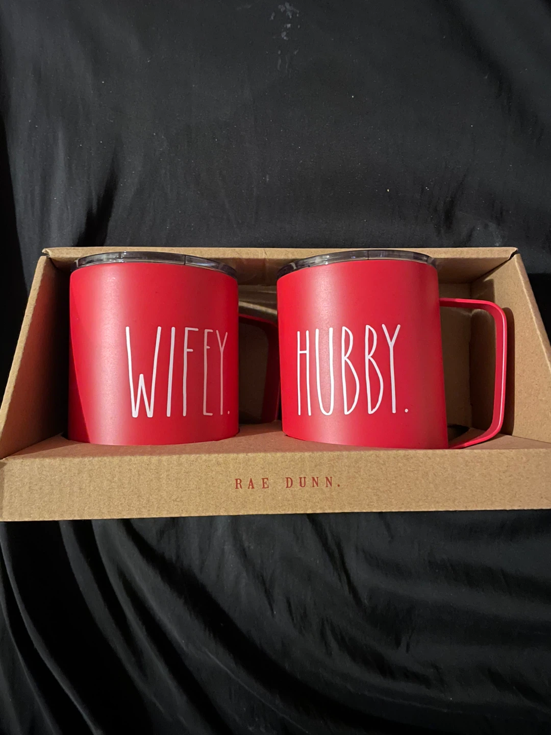 Rae Dunn Wifey & Hubby Insulated Mugs
