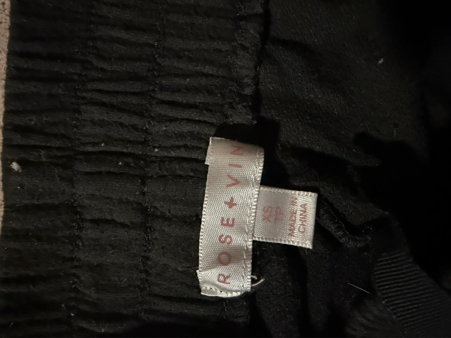 Rose + Vine Black Joggers XS - photo 2