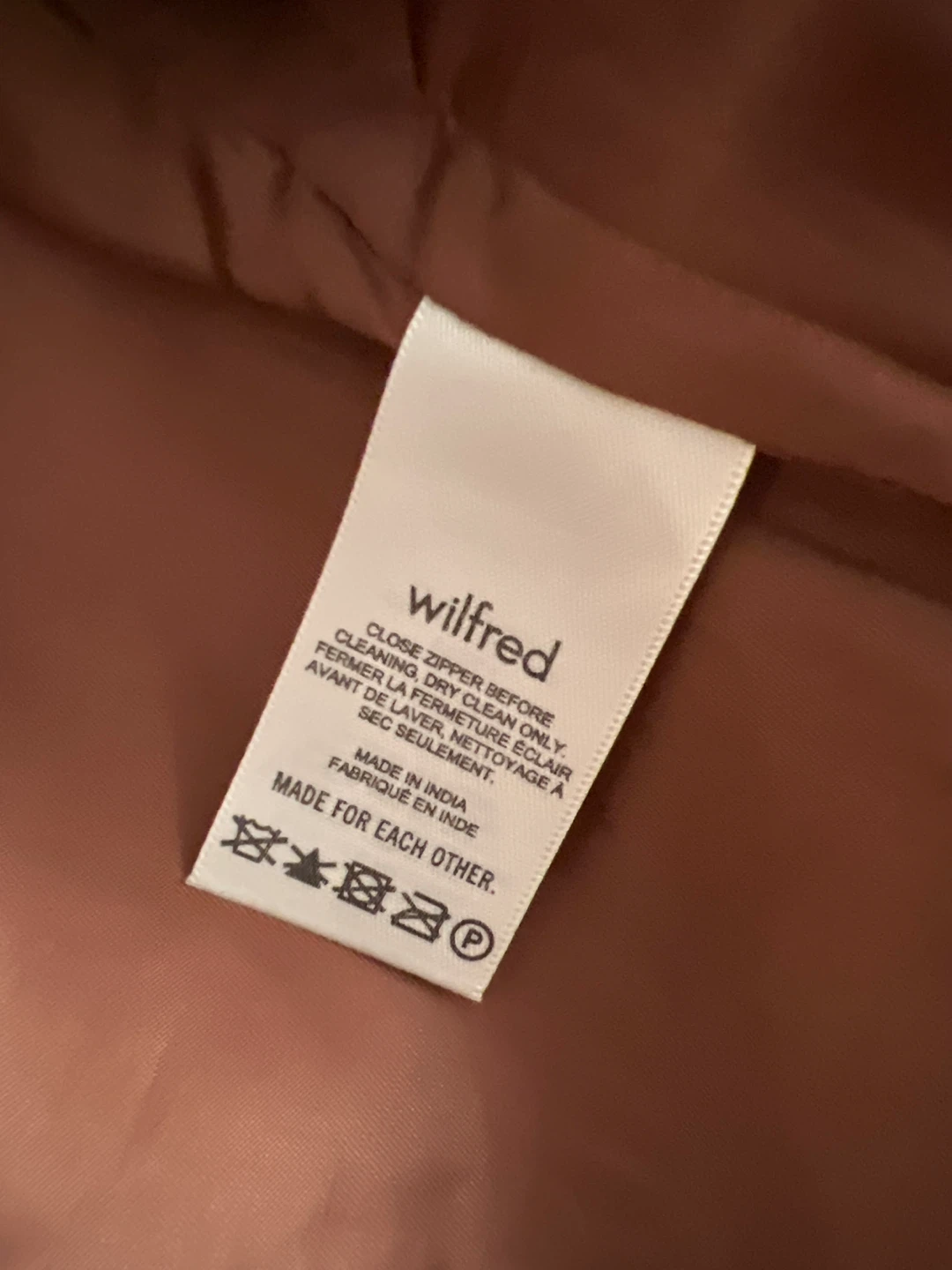 Wilfred Brown Faux Leather Moto Jacket - photo 3