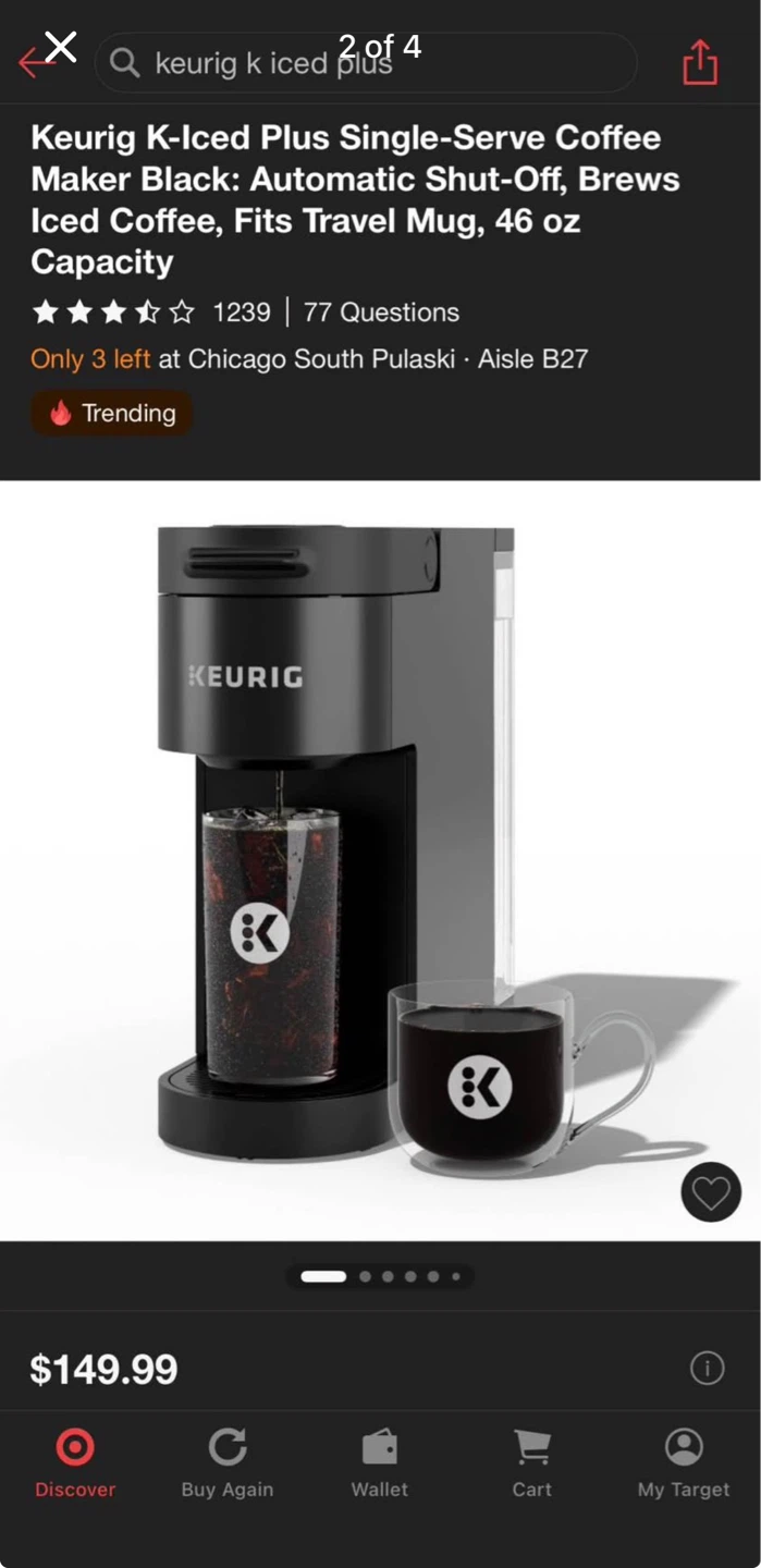 Keurig K-Iced Plus Single-Serve Coffee Maker - photo 2