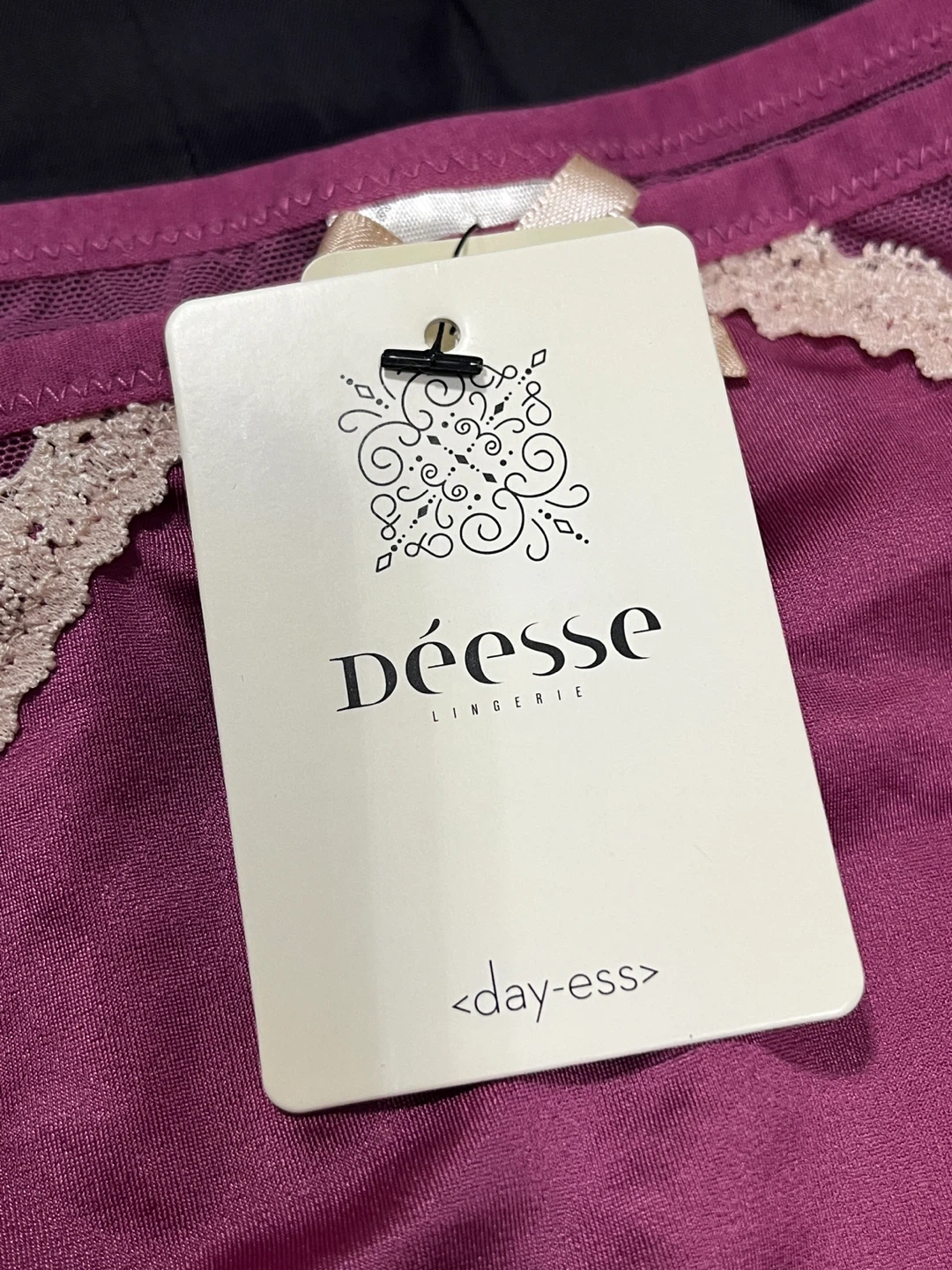 NWT - Déesse Lingerie Women's Briefs - Purple/Pink