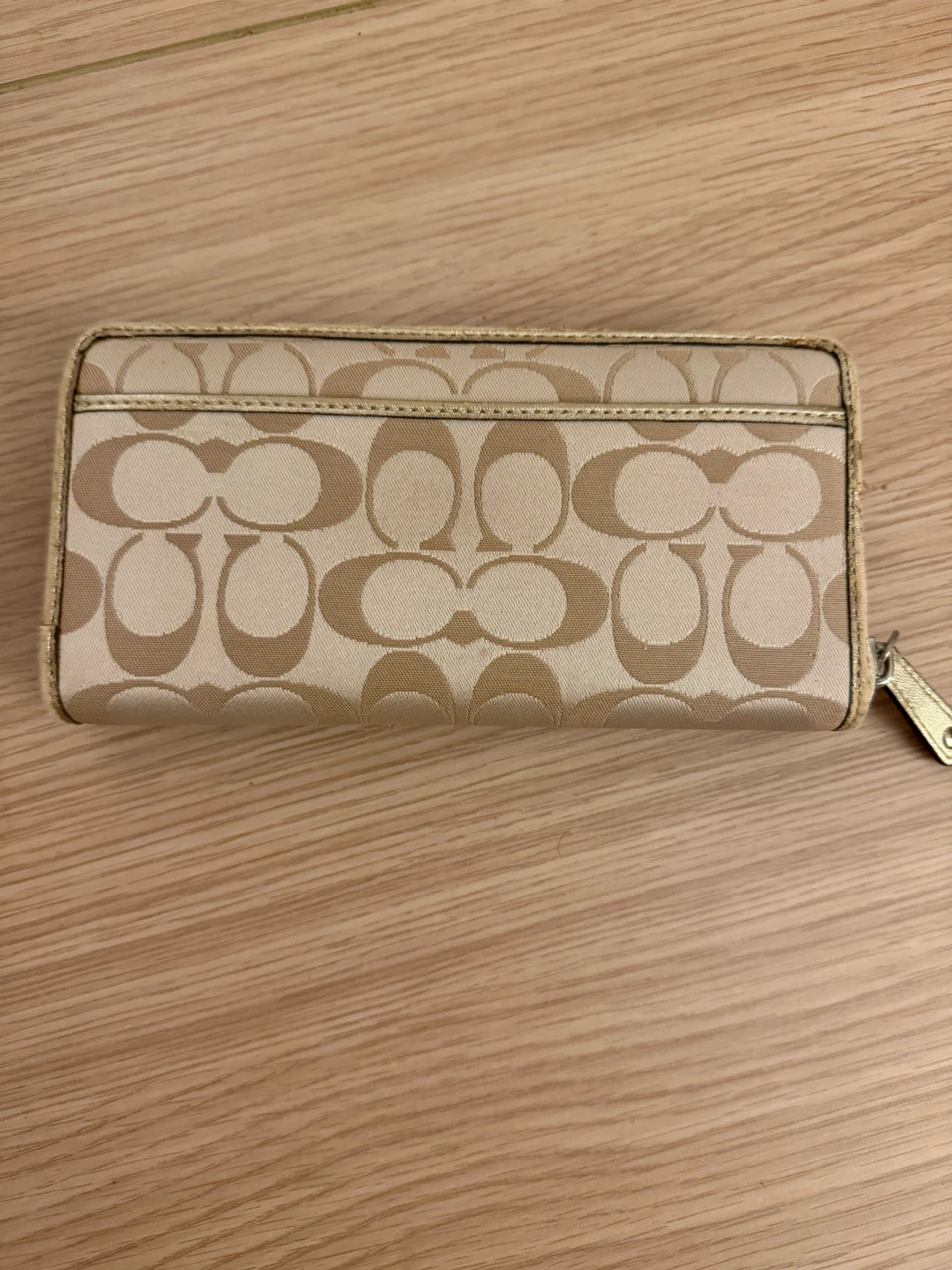 Coach Signature Floral Zip Around Wallet - photo 2