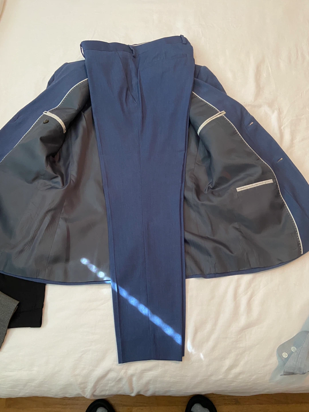 Blue Suit Set - Jacket and Pants - photo 2