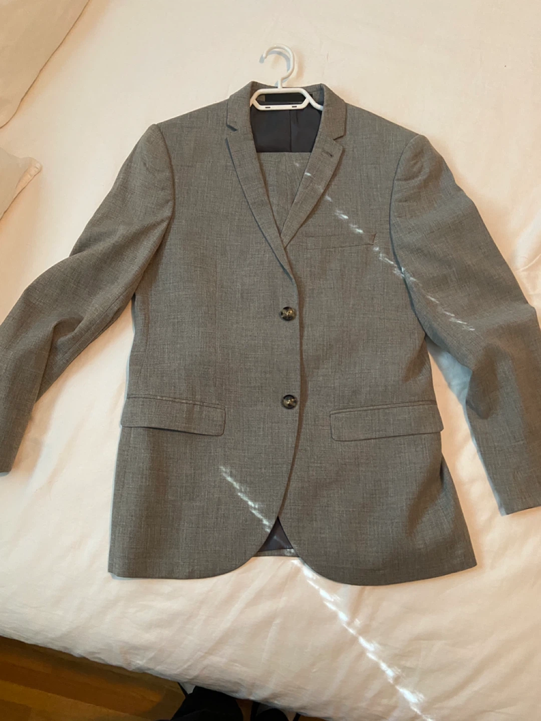 Grey Suit Jacket and Pants