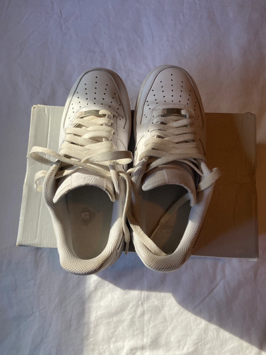 Nike Air Force 1 White Sneakers - photo 3