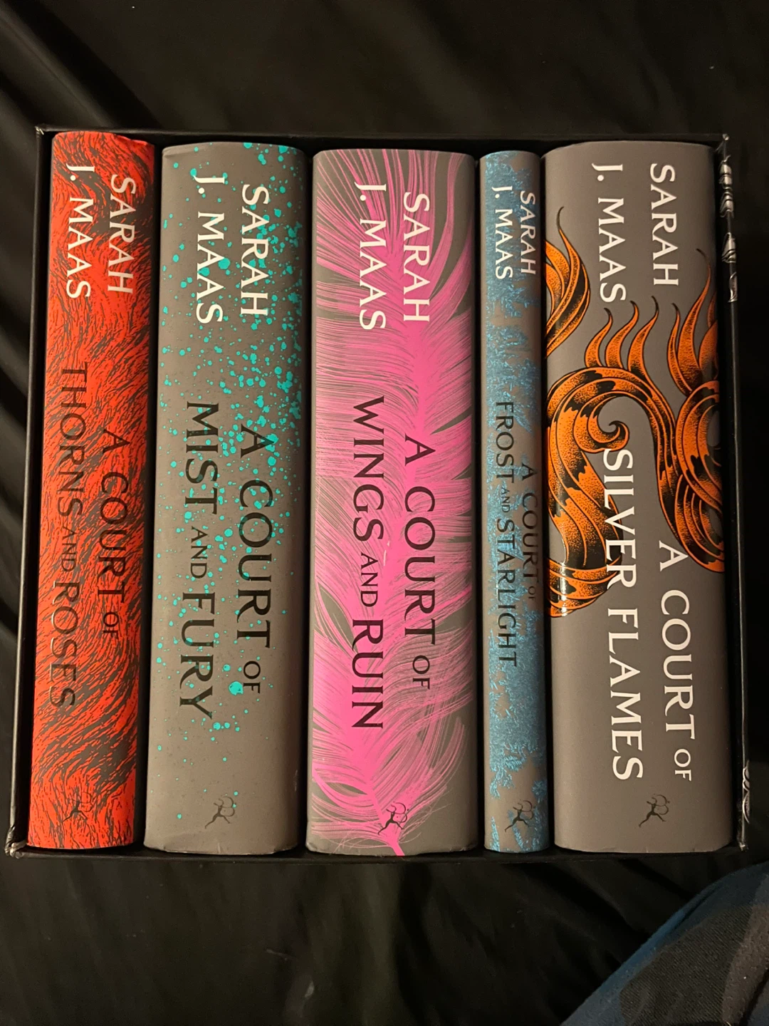 A Court of Thorns and Roses book series by Sarah J. Maas