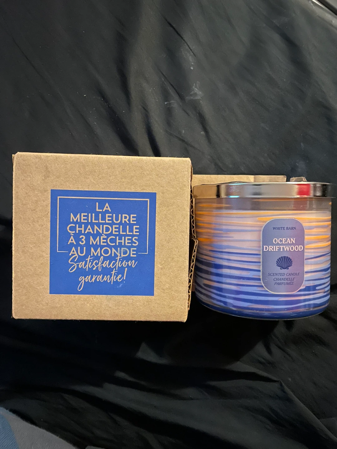 White Barn Ocean Driftwood 3-Wick Scented Candle