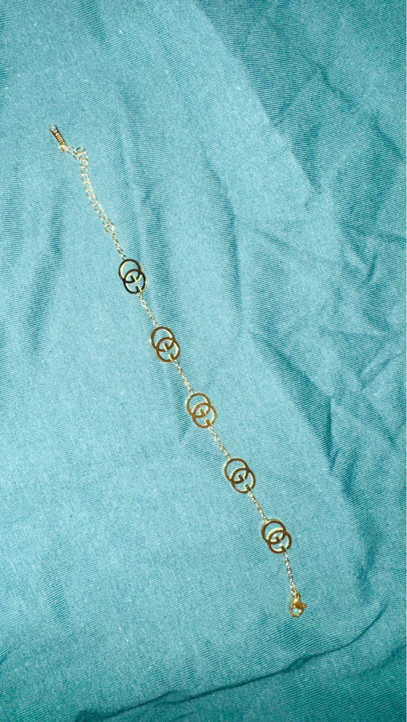 Gold-tone Double G Bracelet