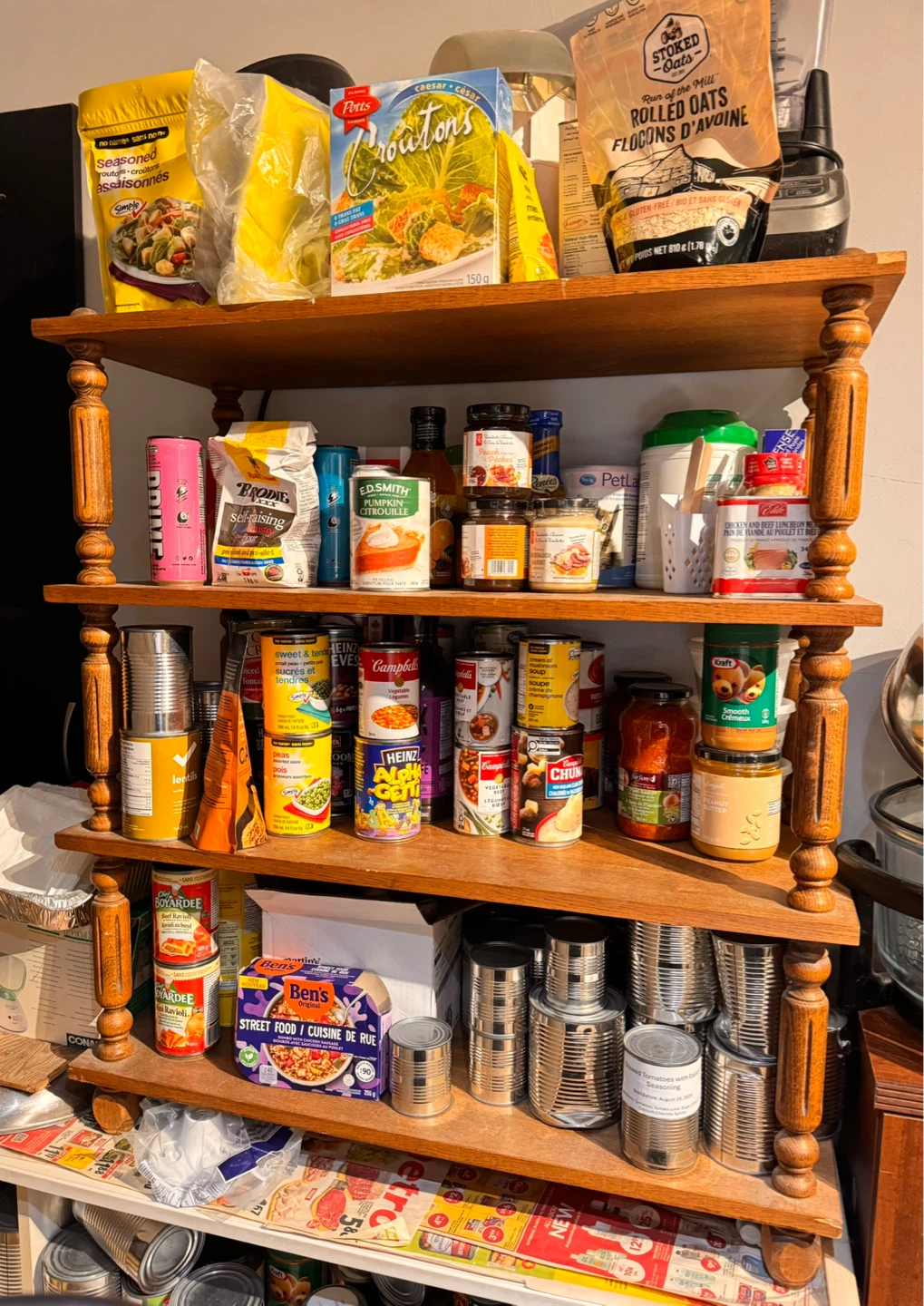 Assorted Canned Goods and Pantry Items