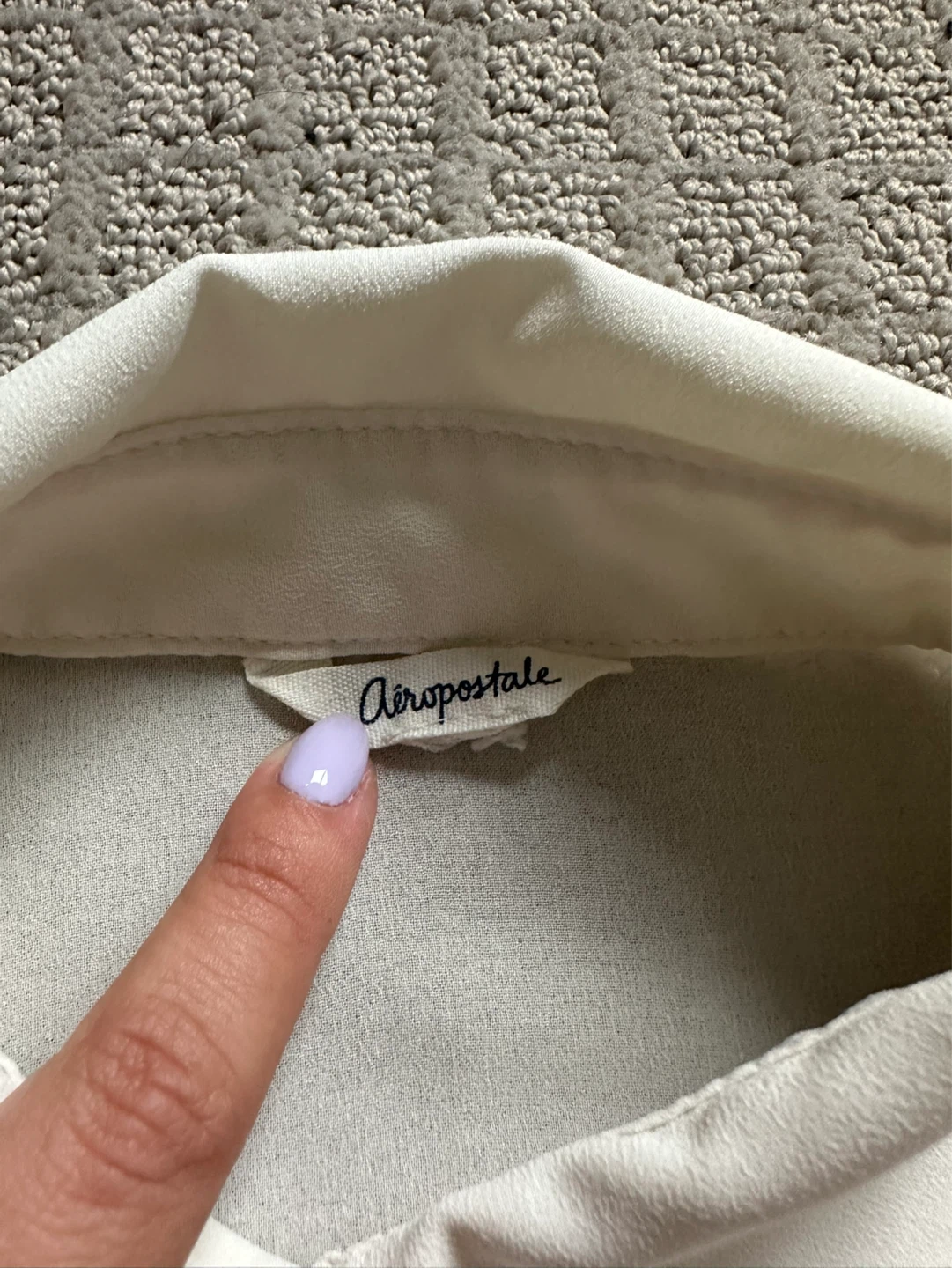 Aeropostale sheer button up top - photo 2