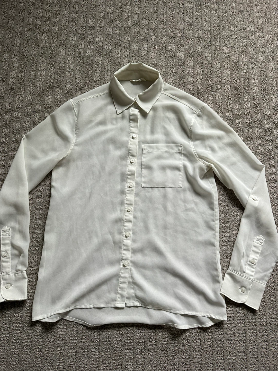 Aeropostale sheer button up top