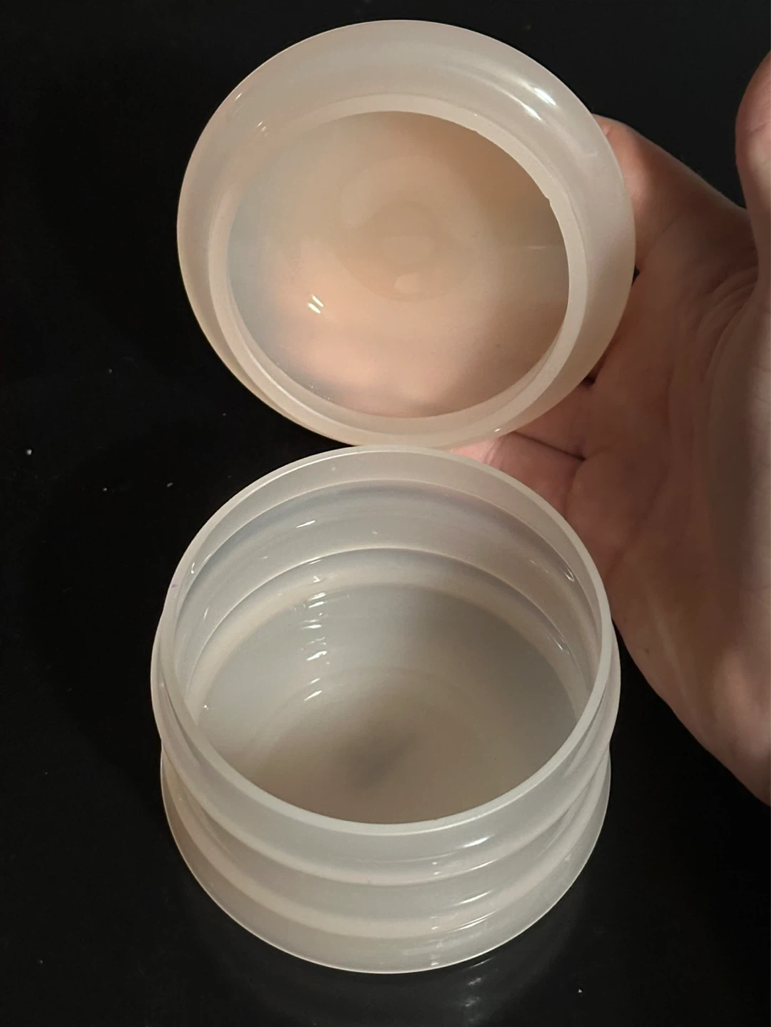 Mid century Murano Vincenzo Nason opaline glass dresser Jar - photo 3