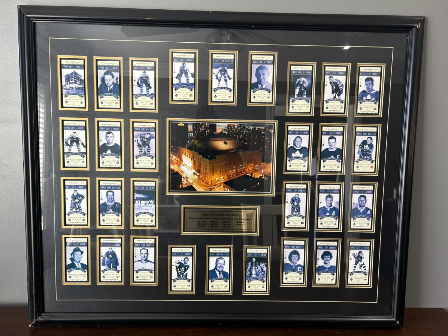 Framed Maple Leaf Gardens Final Season Ticket Set - photo 3