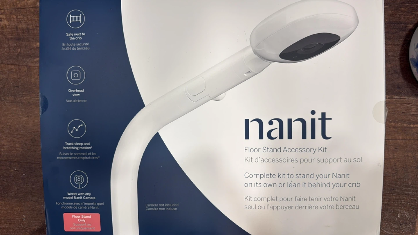 Nanit Camera basic set with both flex stand and floor stand