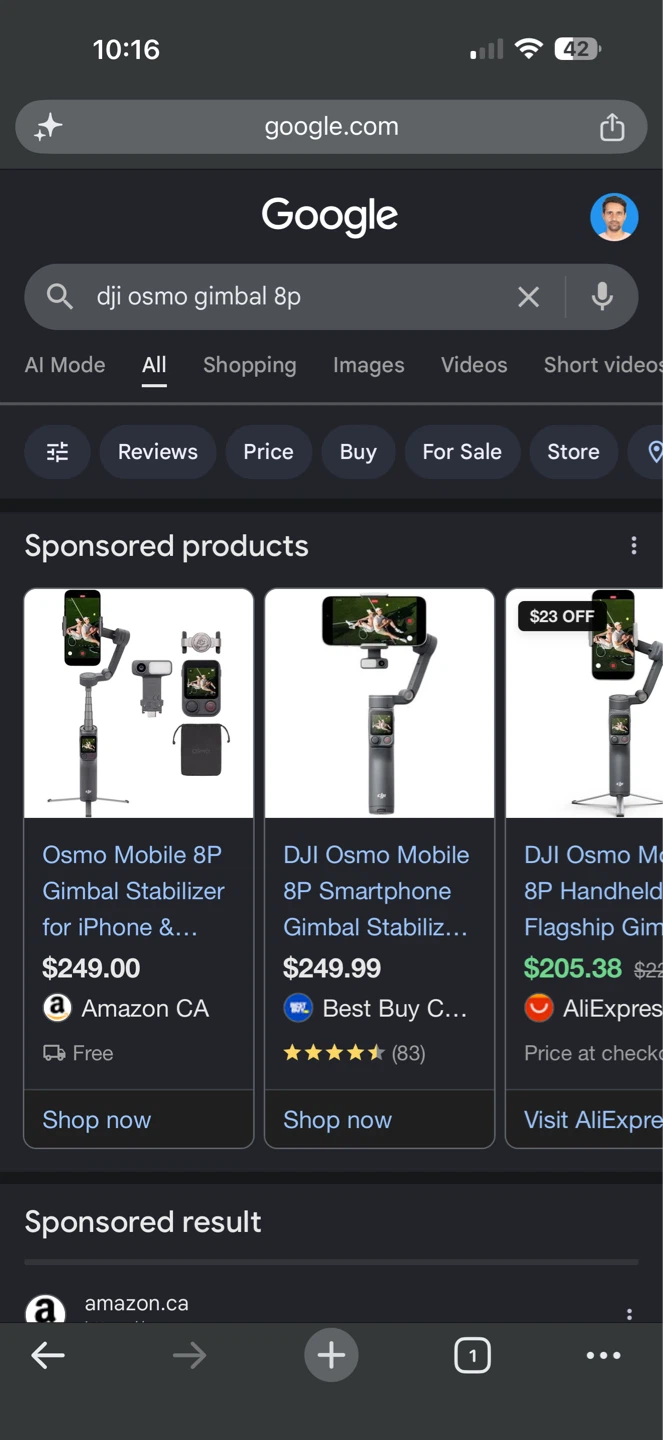 DJI Osmo Mobile 8P Gimbal Stabilizer - photo 2