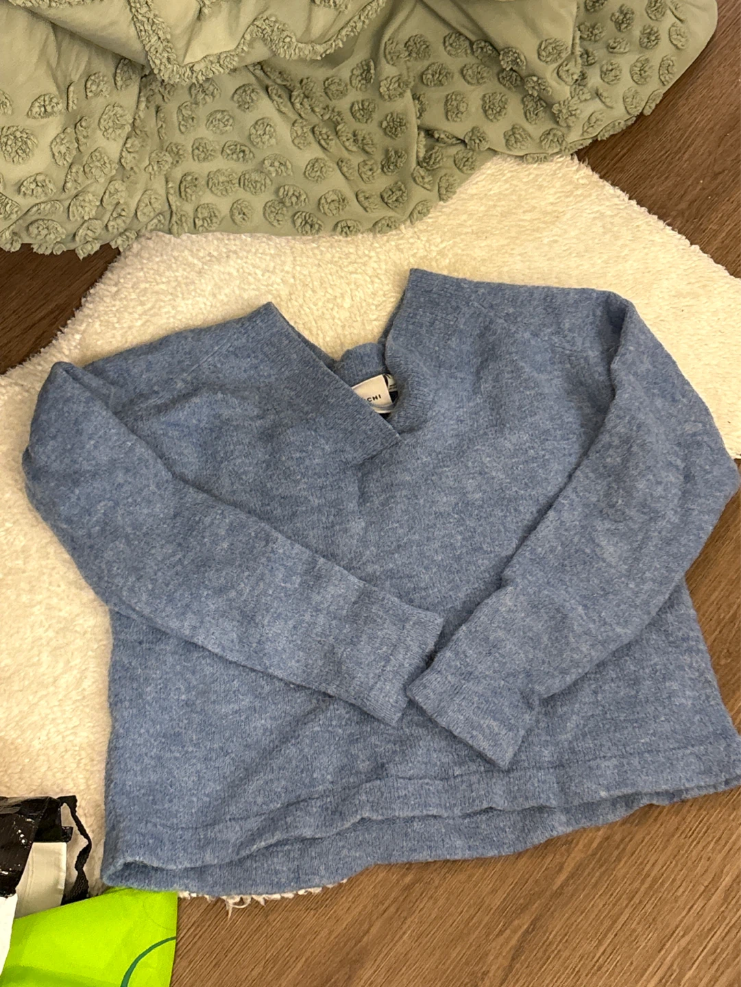 Cute Blue Vest Sweater, bought in Europe