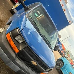 Blue Chevrolet Box Truck