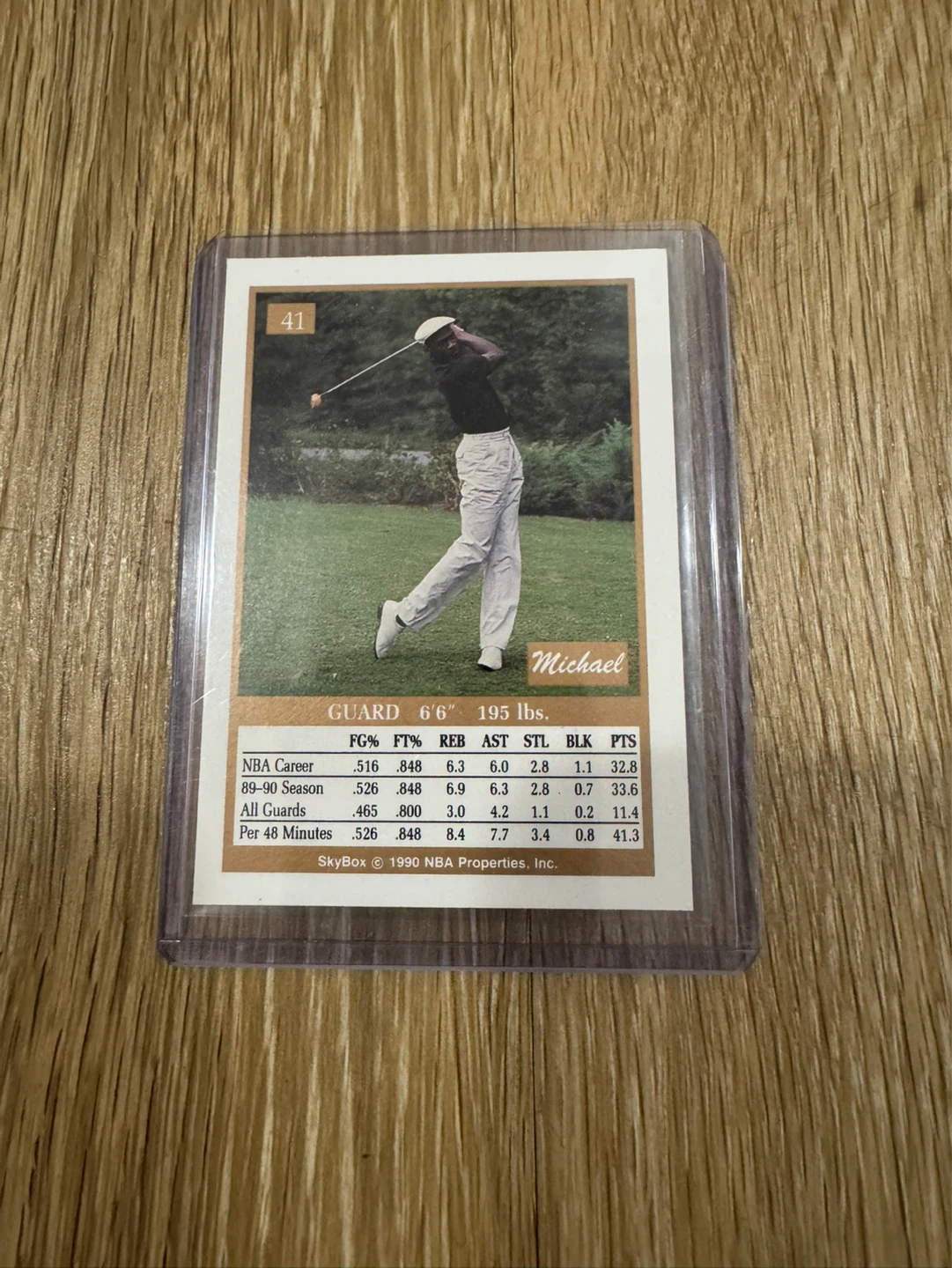 Michael Jordan Skybox 1990-91 Card #41 - photo 2