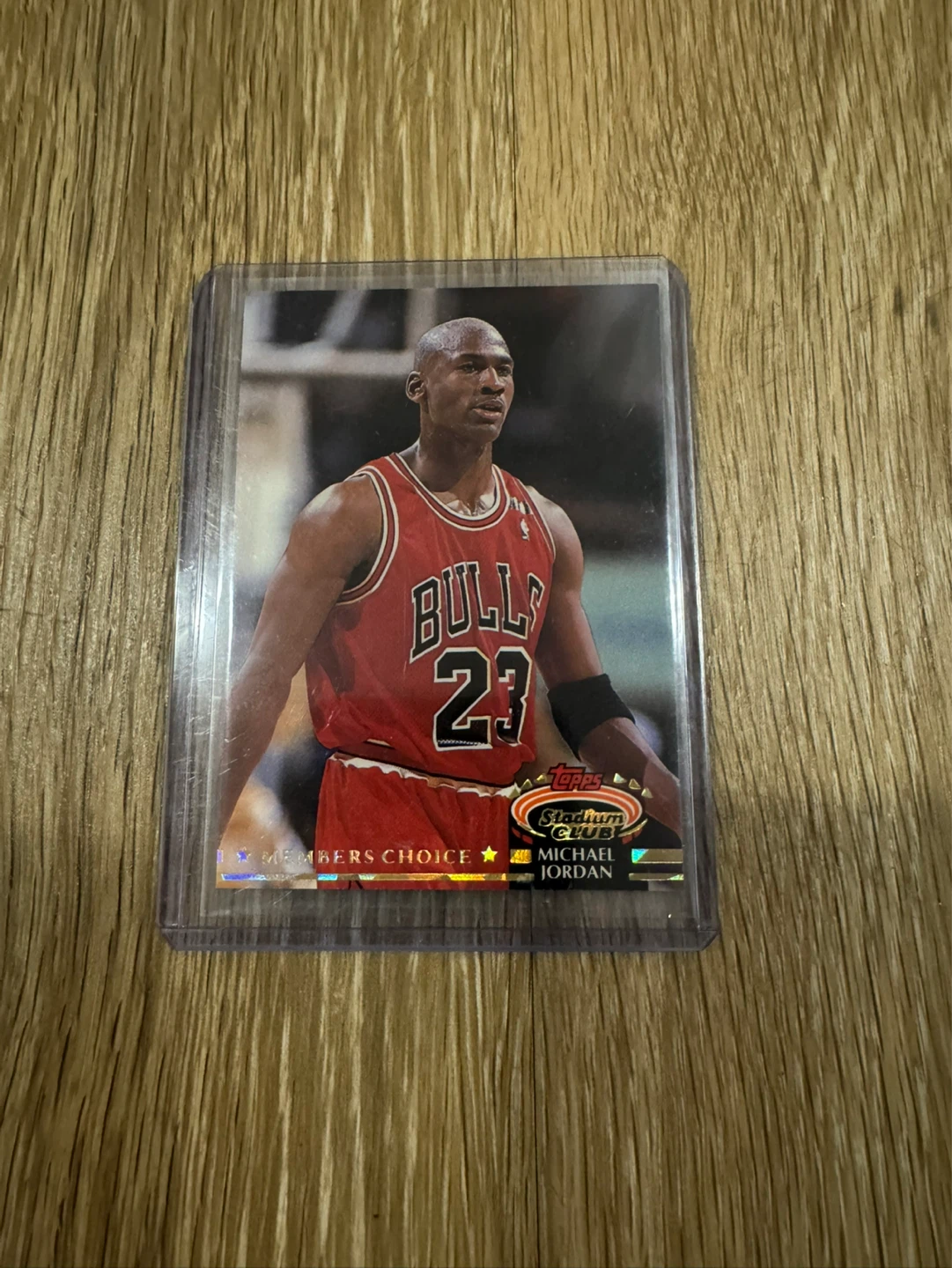 Michael Jordan Topps Members Choice 1991-92 Card #210