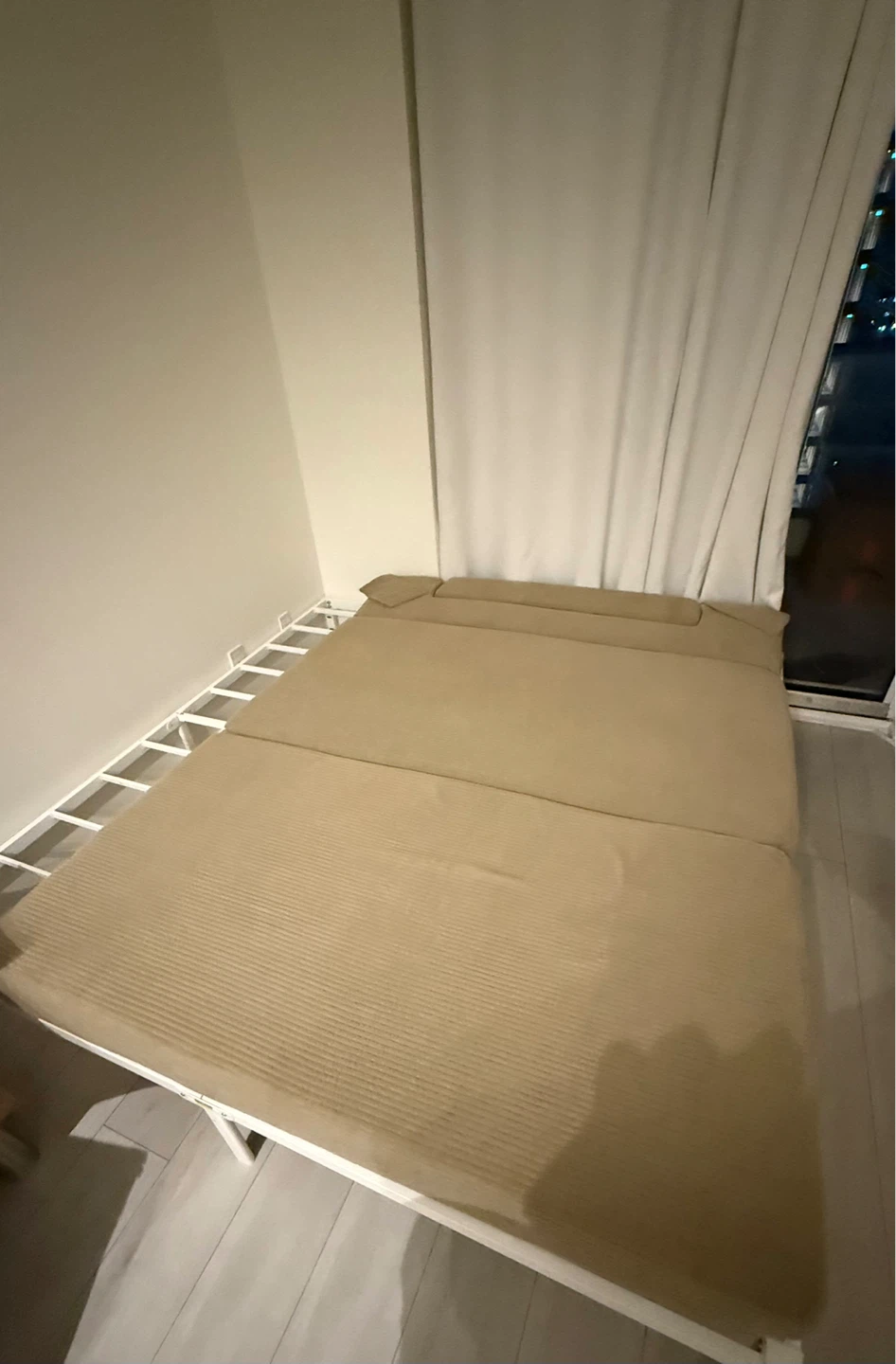 3-in-1 Foldable Sofa Bed with Pillows