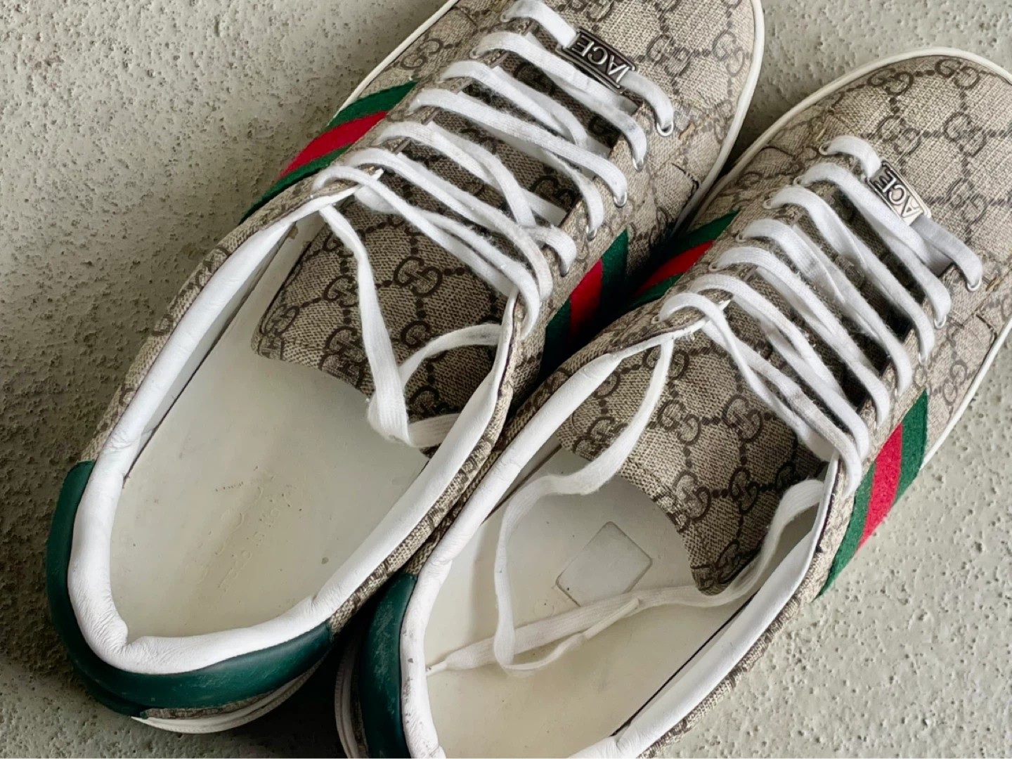 Lightly worn Gucci Ace GG Supreme Sneakers - photo 5