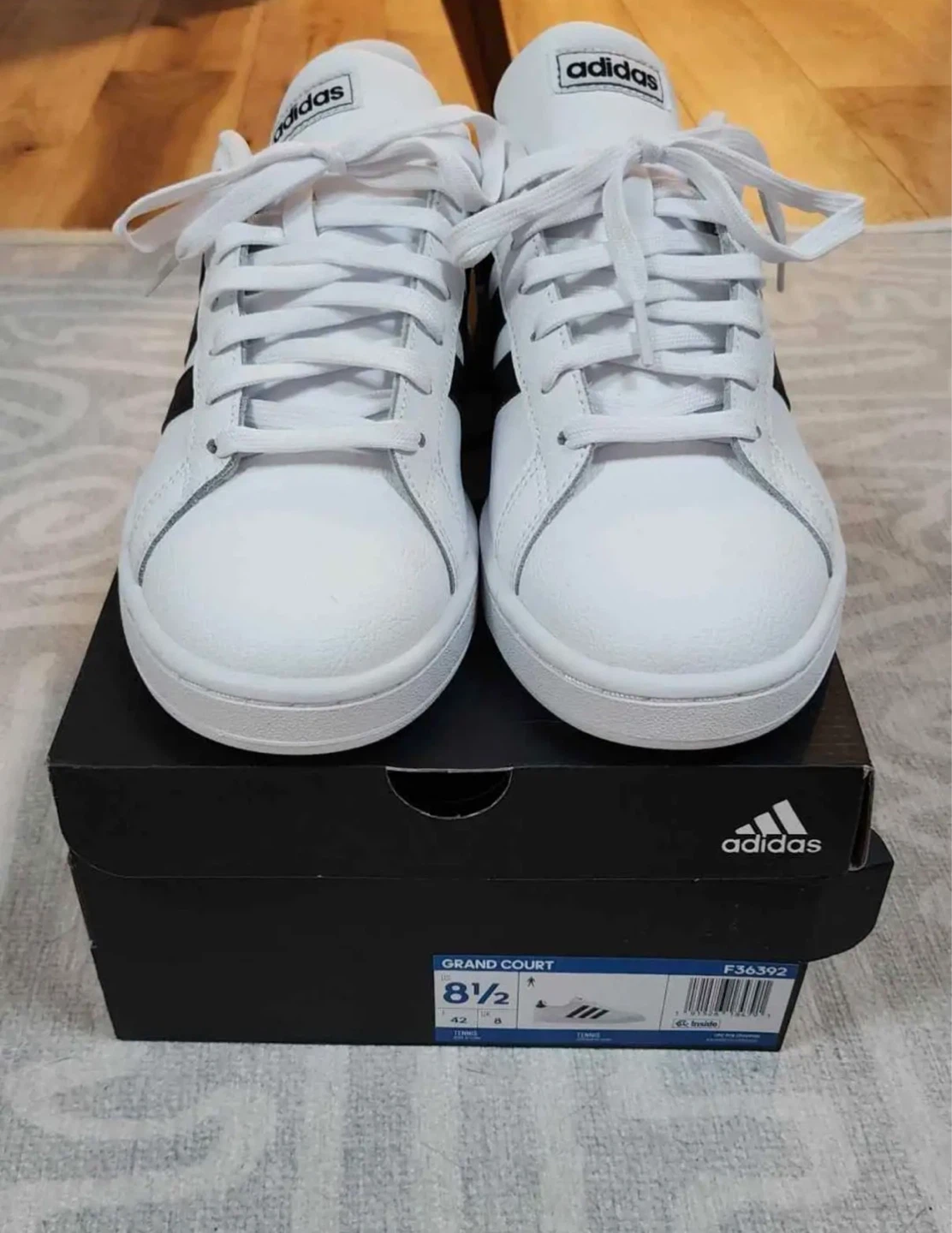 Adidas Grand Court Men's Sneakers White Size 8.5