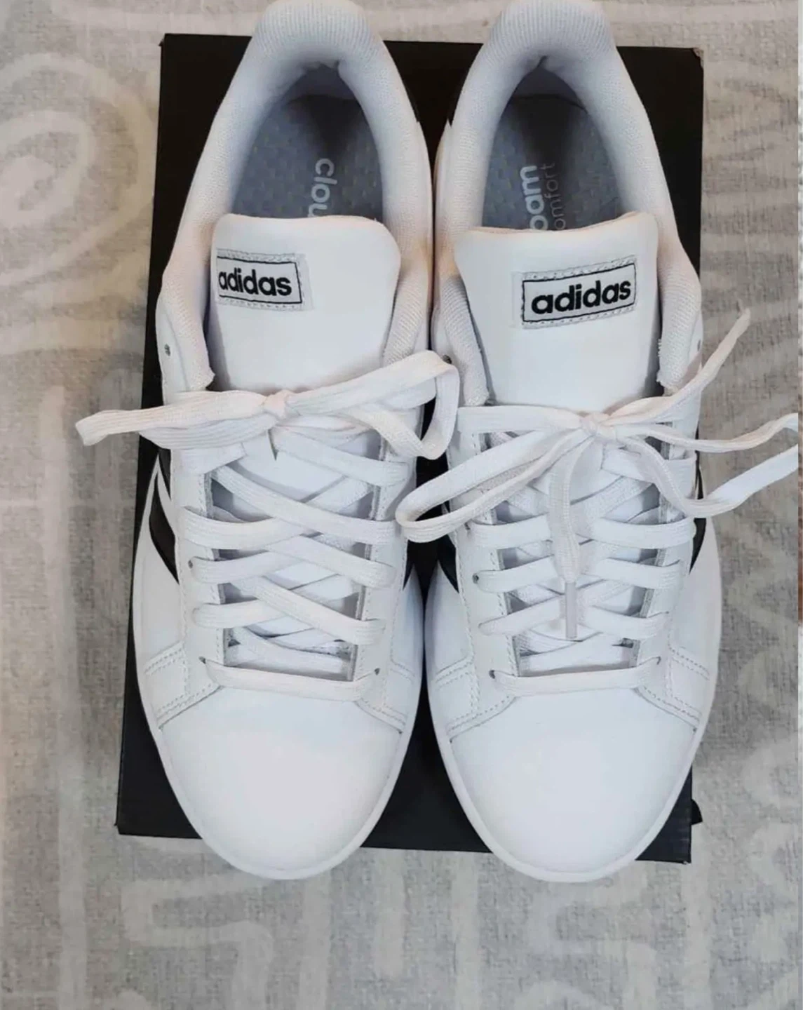 Adidas Grand Court Men's Sneakers White Size 8.5 - photo 2