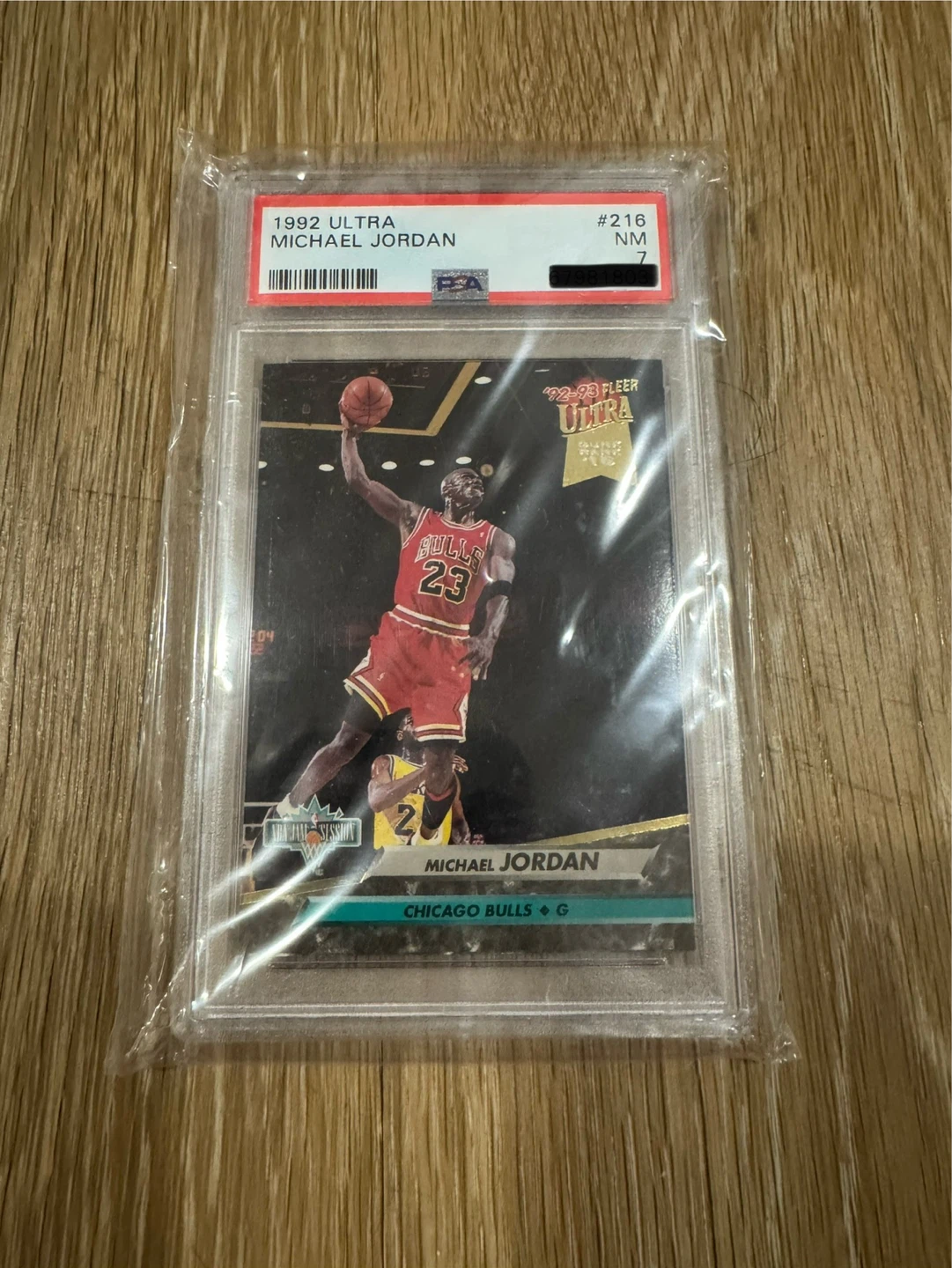 Michael Jordan Fleer Ultra 1992-93 Card #216 PSA 7
