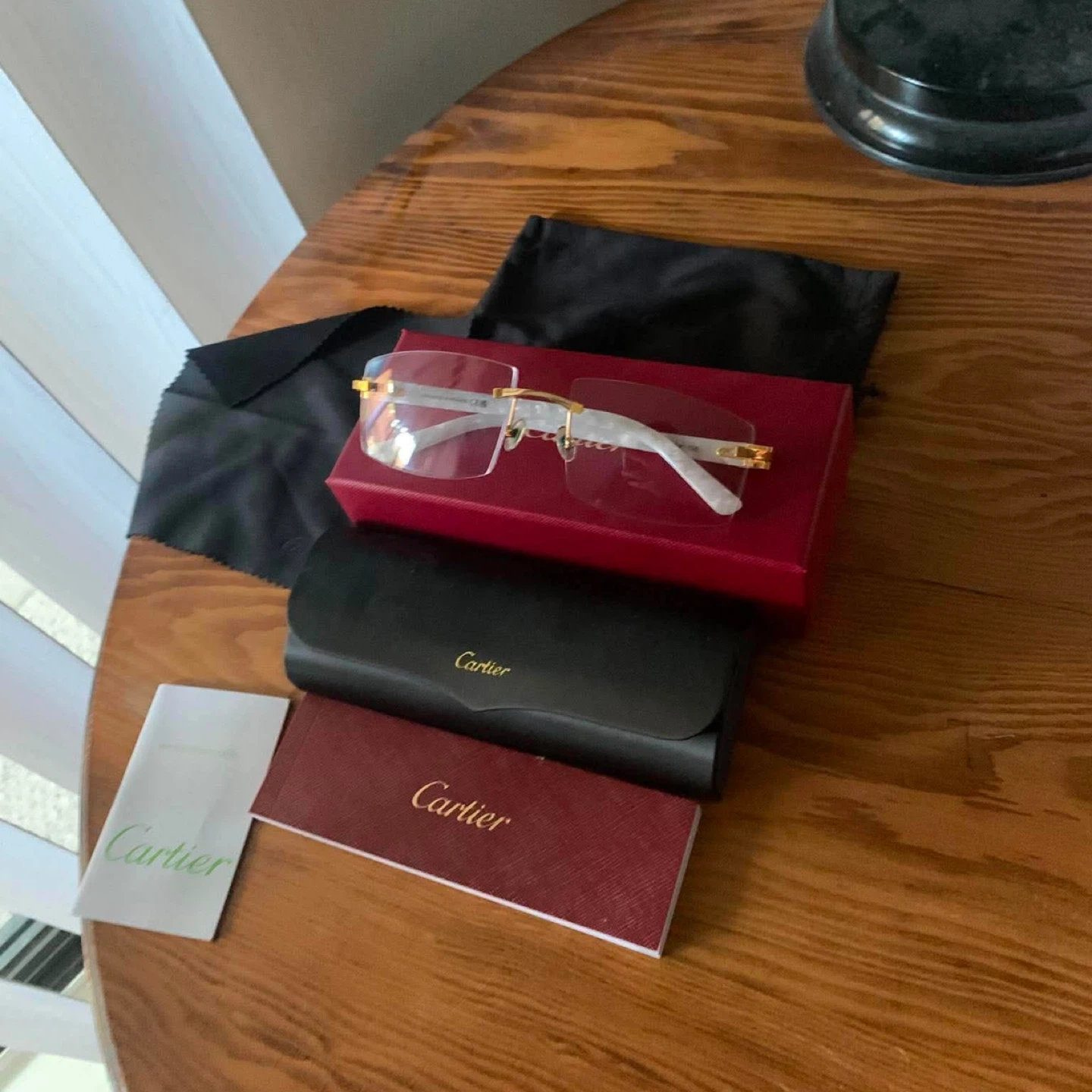 Cartier acetate glasses