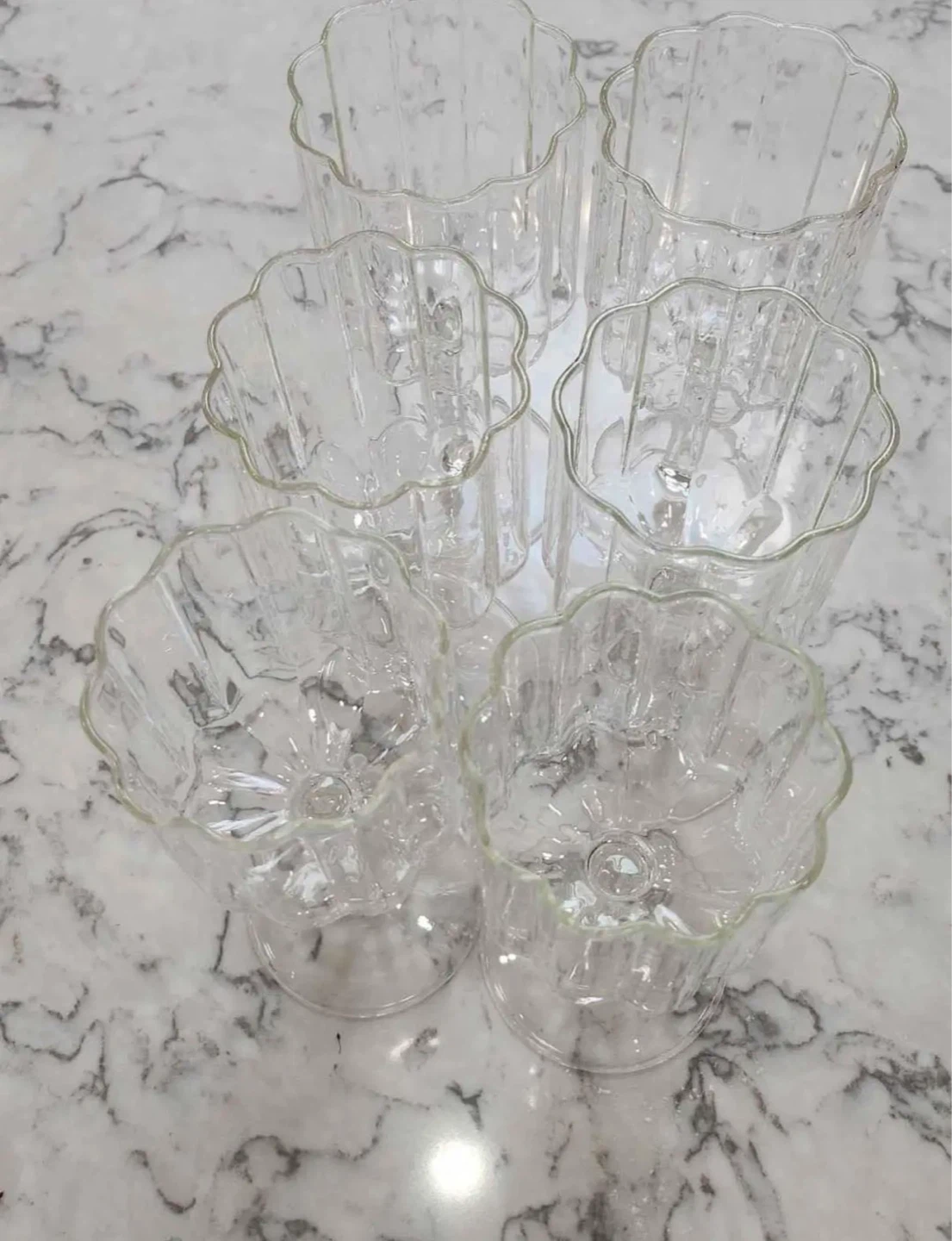 FAZEEK Wave Wine Glasses - Set of 6 - photo 2