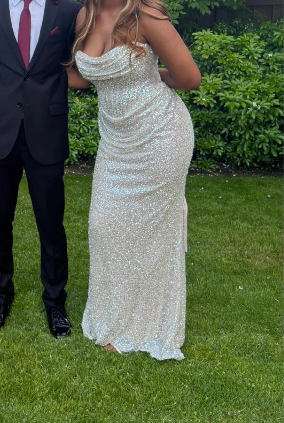 Sparkly Strapless Prom Dress - photo 2