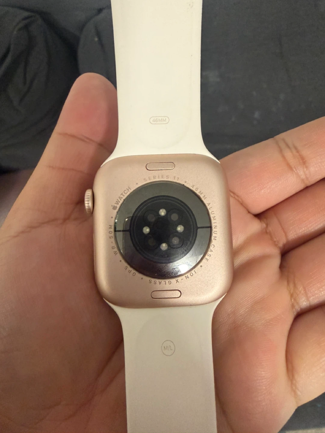 Apple Watch Series 7, 45mm, Gold Aluminum Case, GPS