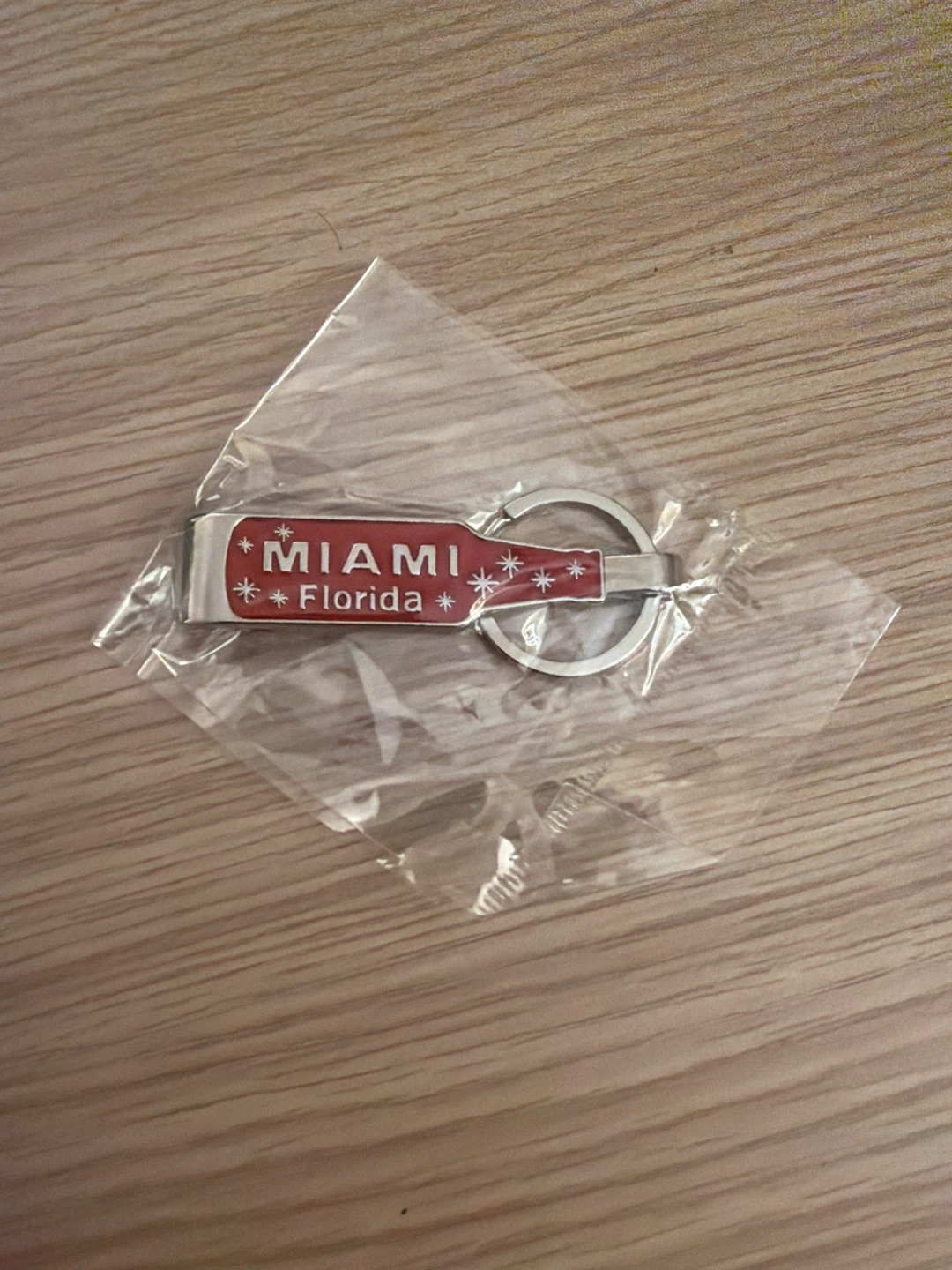 Miami Florida Bottle Opener Keychain