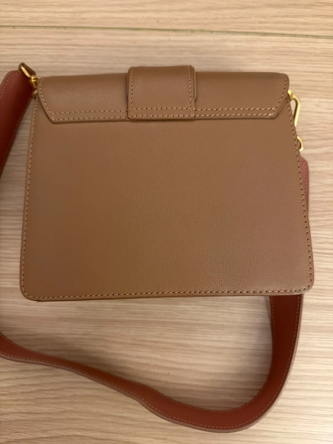 CARLYN Brown Leather Shoulder Bag - photo 2