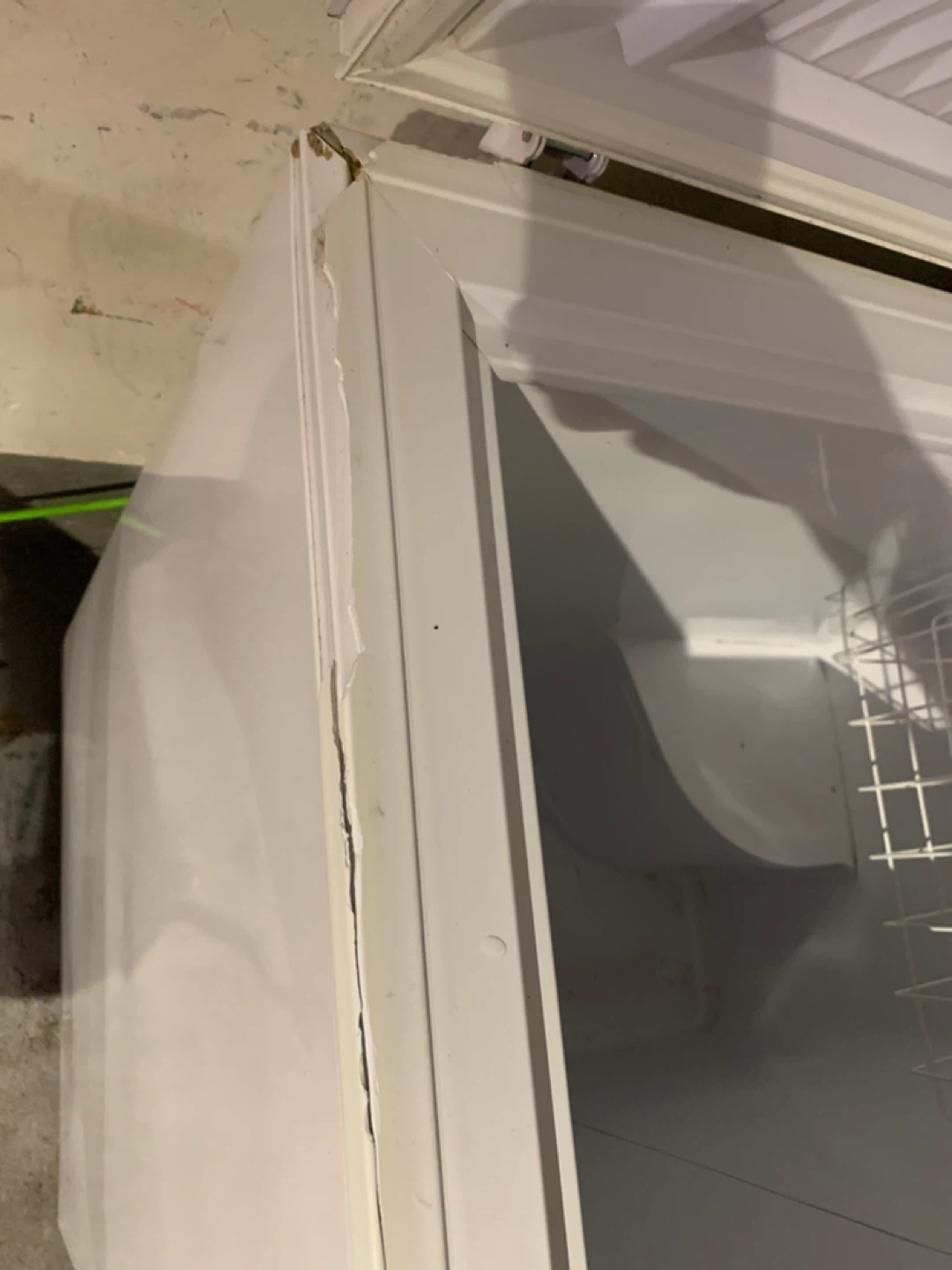 White Chest Freezer with Basket - photo 3