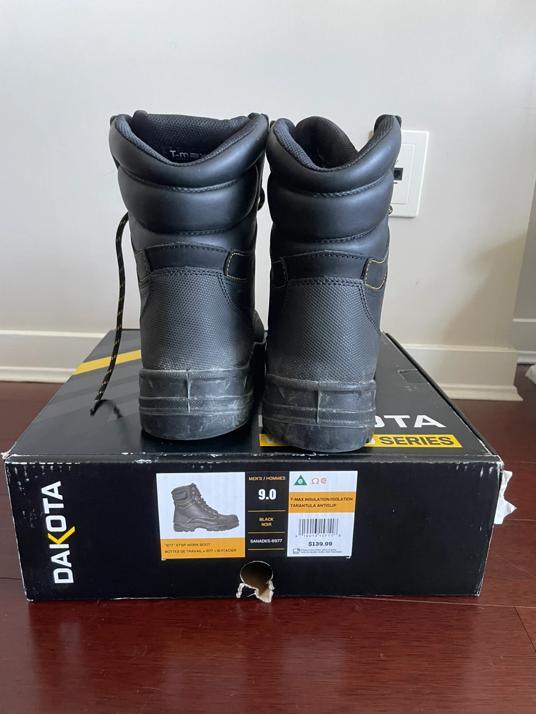 Dakota Men's 9.0 T-Max Work Boots Black - photo 2