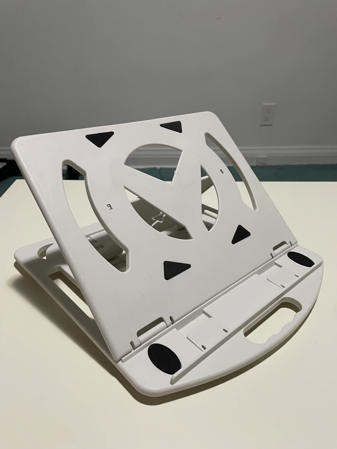 Adjustable White Laptop Stand
