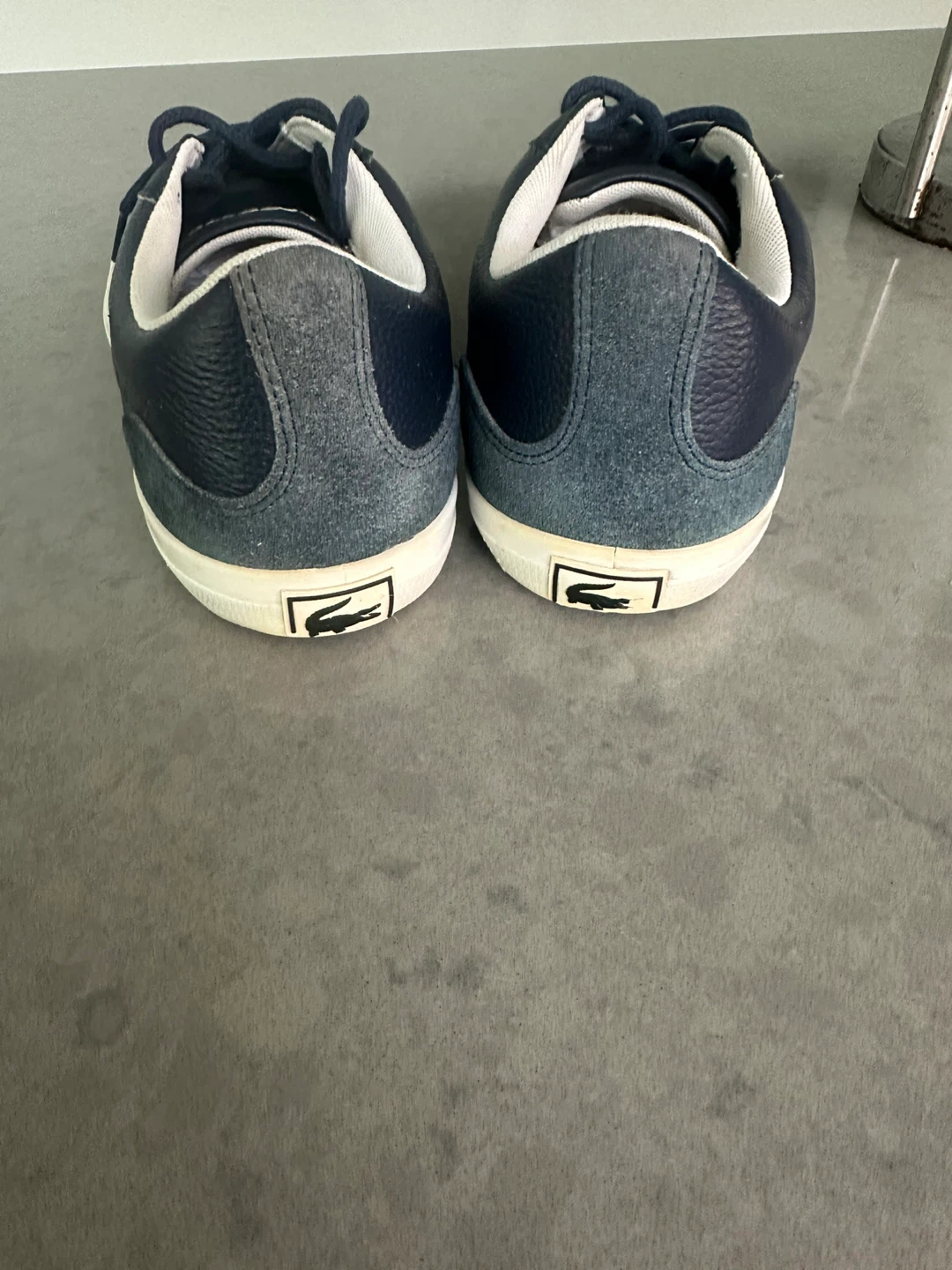 Lacoste Navy Leather Sneakers - photo 3