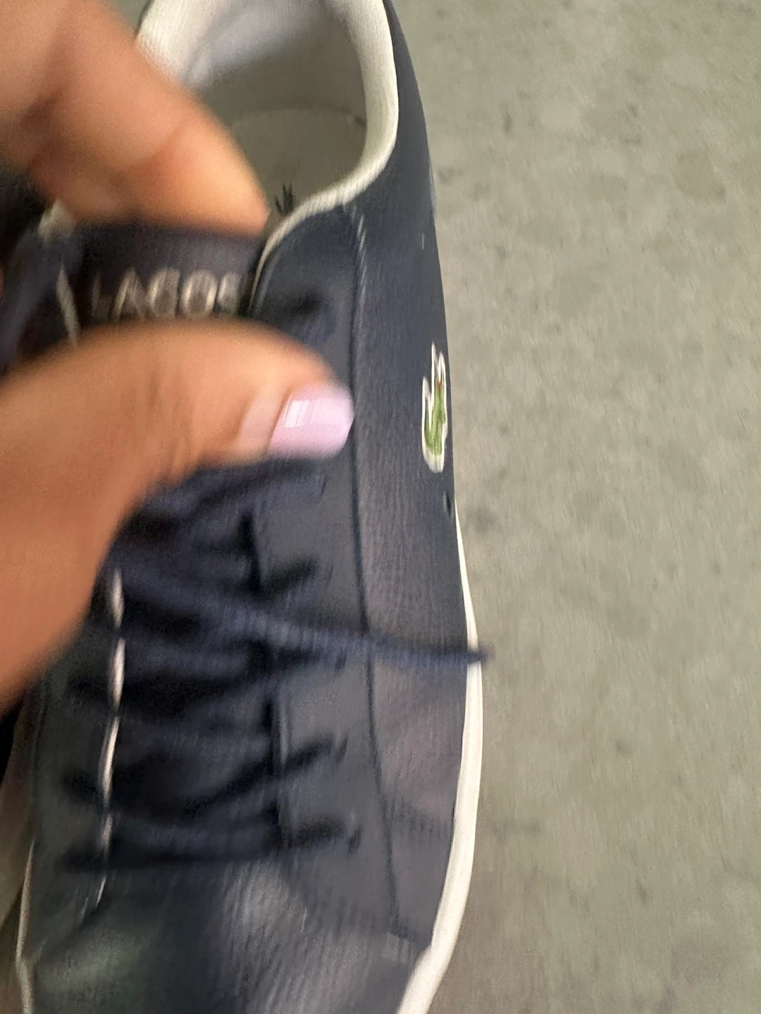Lacoste Navy Leather Sneakers - photo 5