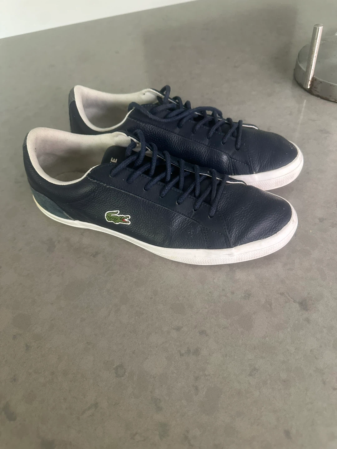 Lacoste Navy Leather Sneakers - photo 2